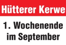 Hütterer Kerwe 2018 Veranstaltungsprogramm und Grußwort