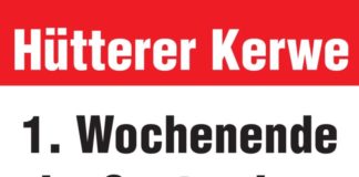 Hütterer Kerwe 2018 Veranstaltungsprogramm und Grußwort