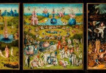 Hieronymus Boschs „Der Garten der Lüste“ in 1:1 Originalgröße 390 x 220 cm