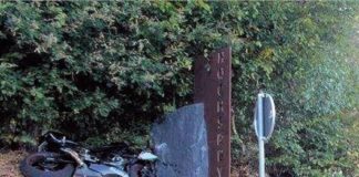 Gegen Stein geprallt und durch die Luft katapultiert