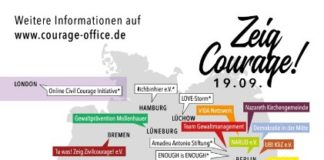 Zeig Courage! Bundesweiter Aktionstag „Tag der Zivilcourage“ 19.09.