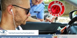 Europaweite Verkehrssicherheitsaktion zum Thema „Ablenkung“