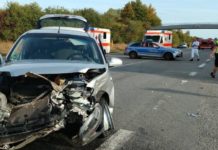 Schwerer Autounfall am Baalborner Kreuz