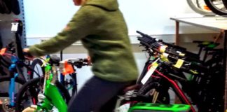 Giftgrünes Pedelec gefunden