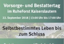 Vorsorge-und Bestattertag im Ruheforst am 22. September