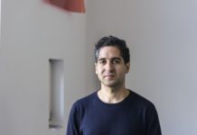 Diskussion über Farbmarken – Künstlerstammtisch mit Rozbeh Asmani im mpk