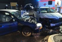Verkehrsunfall mit drei leichtverletzten Personen und hohem Sachschaden