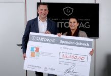 SAITOW AG: Mitarbeiter spenden 12.100 Euro