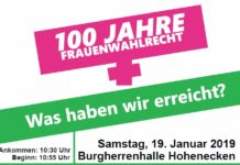 100 Jahre Frauenwahlrecht – Veranstaltung mit Frauenministerin Anne Spiegel in der Burgherrenhalle