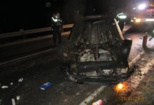 Glättegefahr – Unfall auf der B270
