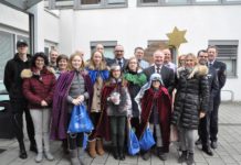 Sternsinger besuchen das Polizeipräsidium Westpfalz