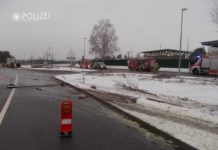 Unfall: An Bonbon verschluckt – 300 Liter Dieselkraftstoff ausgelaufen