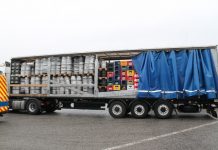 Ladung nicht gesichert – Untersagung der Weiterfahrt