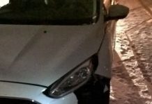 Verkehrsschild umgefahren – Auto abgeschleppt