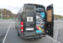 Kleintransporter erheblich überladen