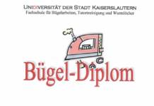 Aktion zum Weltfrauentag – Bügeldiplom für Männer