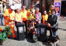 Mit Humor und Spaß für eine saubere Stadt