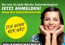 Kursangebot der VHS Kaiserslautern