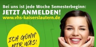 Kursangebot der VHS Kaiserslautern