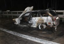 Pkw-Brand/Fahrer unter BtM-Einfluss
