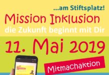 Mission Inklusion die Zukunft beginnt mit Dir – 11. Mai 2019 auf dem Wochenmarkt!