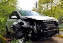 Unfallauto geparkt – zu Fuß abgehauen