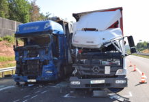 Unfälle auf der Autobahn