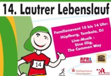 14. Lautrer Lebenslauf am 15.09. im Schulzentrum Süd mit Familienprogramm und Live-Musik