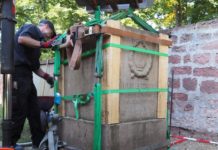 Gedenkstein des Baumeisters Ludwig Ritter von Stempel wieder in Kaiserslautern