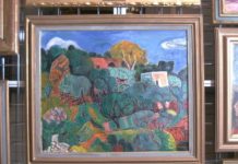 „Kubushäuser in Lacco Ameno“ von Hans Purrmann – Bild des Monats und Treffen mit Freunden im mpk