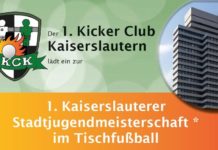 1. Stadtjugendmeisterschaft Kaiserslautern im Tischfußball