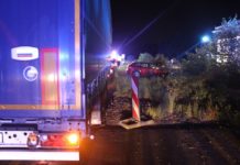Zu hohe Geschwindigkeit im Baustellenbereich Autobahn mehrere Stunden gesperrt