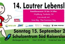 Christian Kühlwetter und Florian Dick // Beide geben Startschuss zum Lautrer Lebenslauf am 15. September