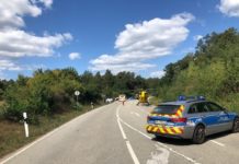 Radfahrer mit schweren Verletzungen ins Krankenhaus