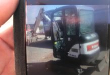 Kleinbagger, Hubwagen und Hydrauliköl gestohlen