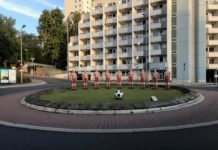 Fußballerfiguren werden restauriert – Arbeiten dauern vermutlich vier bis sechs Wochen