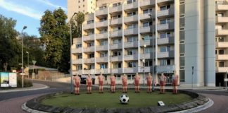 Unfall im Elf-Freunde-Kreisel