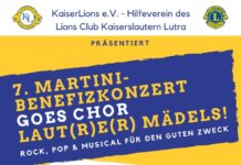 7. Lions Martini-Benefizkonzert am 10.11.2019