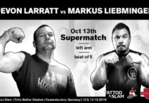 Armwrestling-Legende zu Gast beim „3. Tattoo Slam“ im Fritz-Walter-Stadion Kaiserslautern