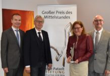 Loomis beim Deutschen Mittelstandspreis ausgezeichnet – OB Weichel und WFK-Geschäftsführer gratulieren