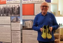 Die Schuhe des schnellsten Mannes der Welt: Usain Bolt-Spikes ganz neu in der Prominenten-Sammlung des Deutschen Schuhmuseums Hauenstein