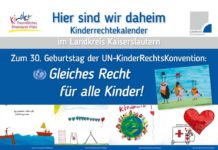 Hier sind wir daheim – Kinderrechtekalender im Landkreis Kaiserslautern