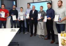 Spitzensport an der TU Kaiserslautern: Universitätspräsident Schmidt ehrt Studierende für besondere Leistungen im Sport