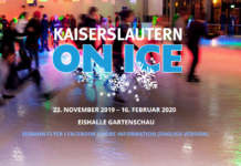 Cooles Wintervergnügen – „Kaiserslautern on Ice“ ab 22. November in der Veranstaltungshalle der Gartenschau