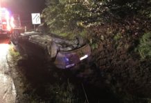 Fahranfänger baut Unfall auf der B270