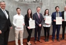 Über alle Maßen engagiert – KSK Stiftung für die Hochschule KL zeichnet beste Absolventen aus