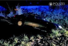 Auto im Graben – Fahrer weg