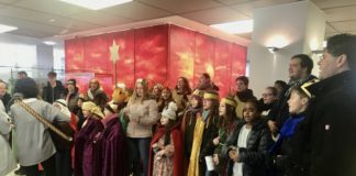 Sternsinger zu Gast in der Hauptstelle der Kreissparkasse Kaiserslautern