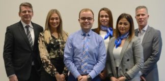 Ausbildung erfolgreich abgeschlossen – Volksbank-Azubis freuen sich auf neue Herausforderung