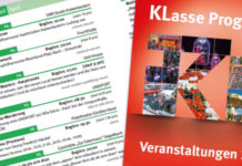 Zahlreiche spannende Events im Veranstaltungsjahr 2020 – „KLasse Programm“ ab sofort kostenlos erhältlich